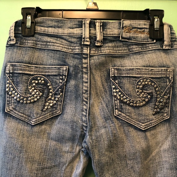 Contraband Embellished Stretch Jeans - Picture 8 of 9
